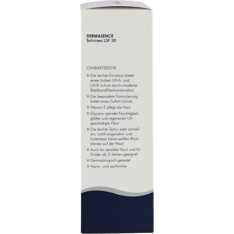 DERMASENCE Solvinea Emulsion LSF 30