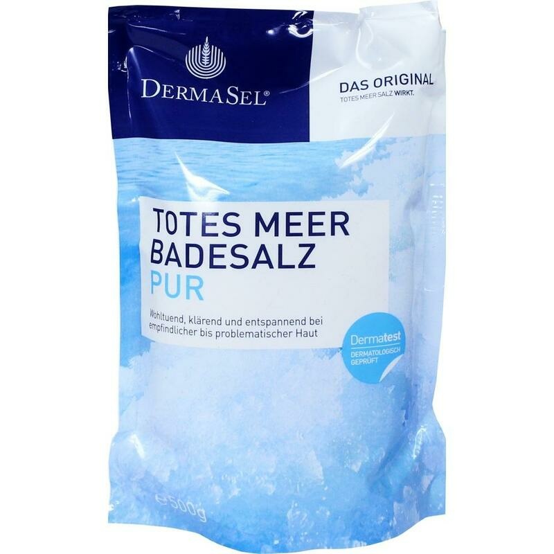 DERMASEL Totes Meer Badesalz Pur