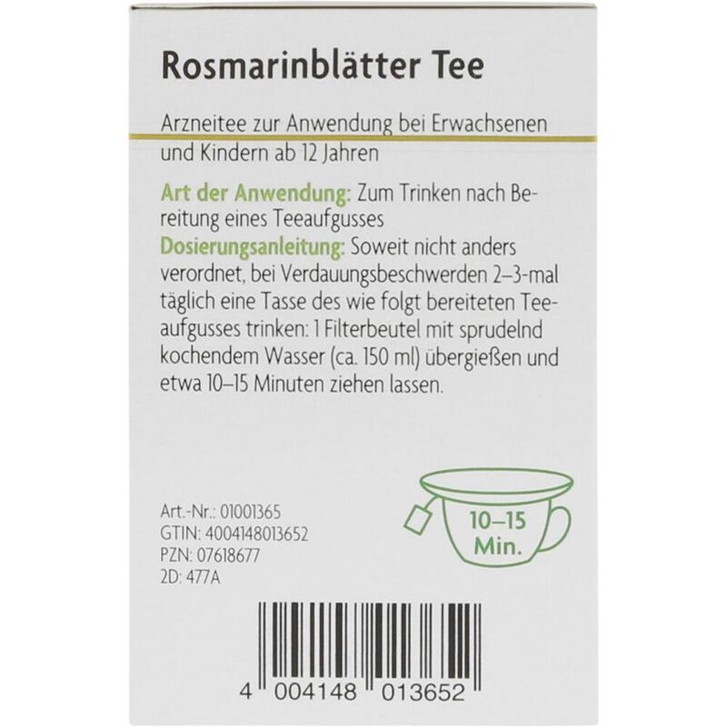 ROSMARINBLÄTTER Arzneitee Rosmarini folium Salus