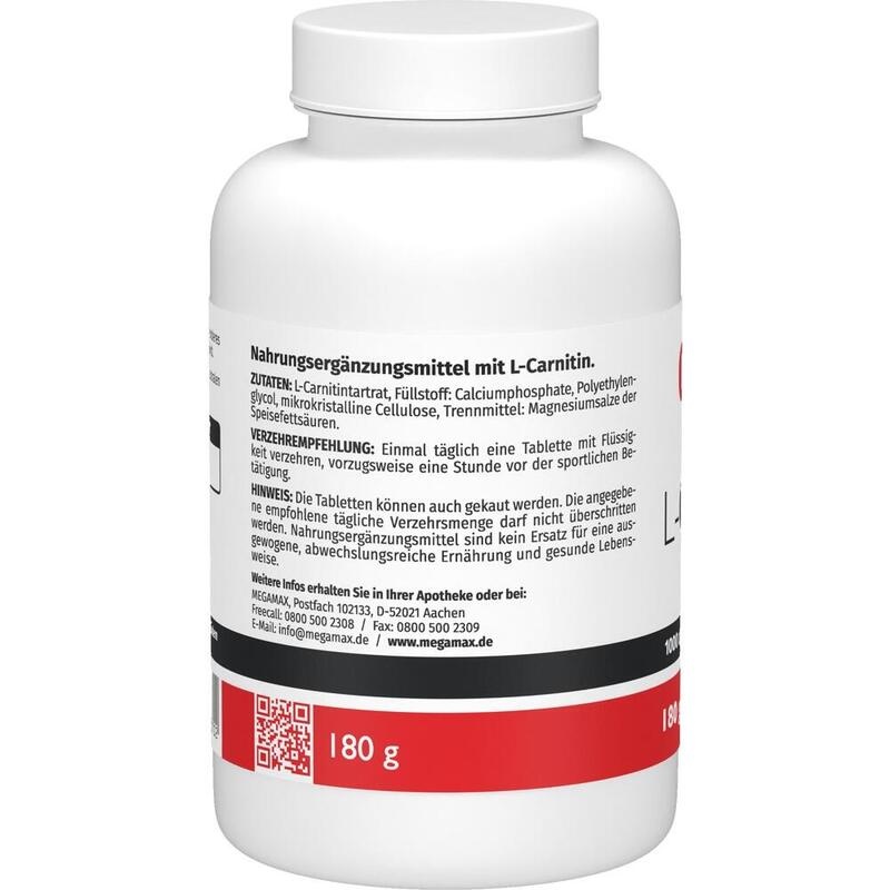 L-CARNITIN 1000 mg Megamax Tabletten