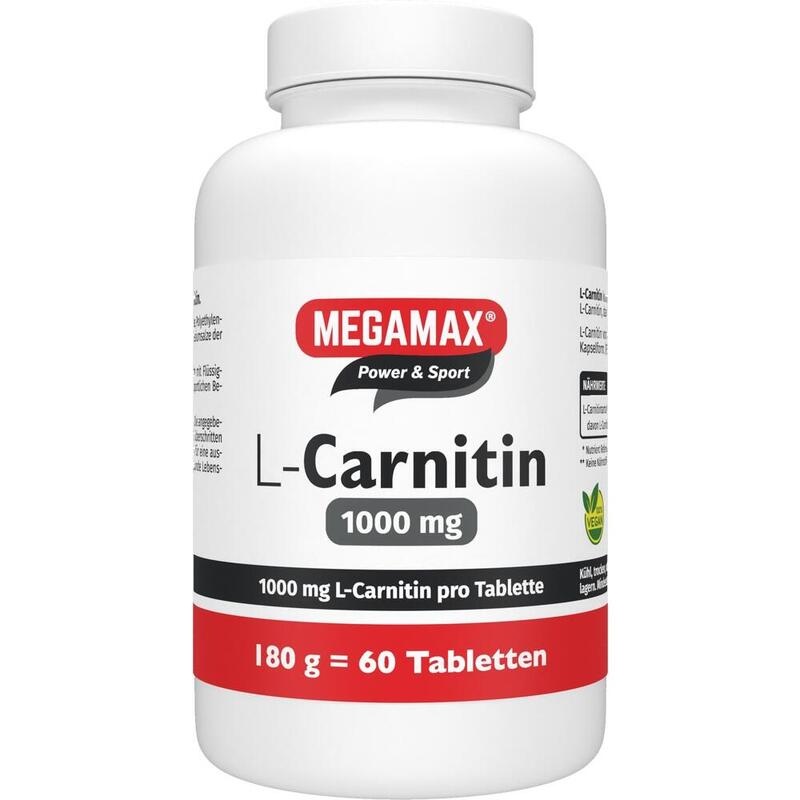 L-CARNITIN 1000 mg Megamax Tabletten