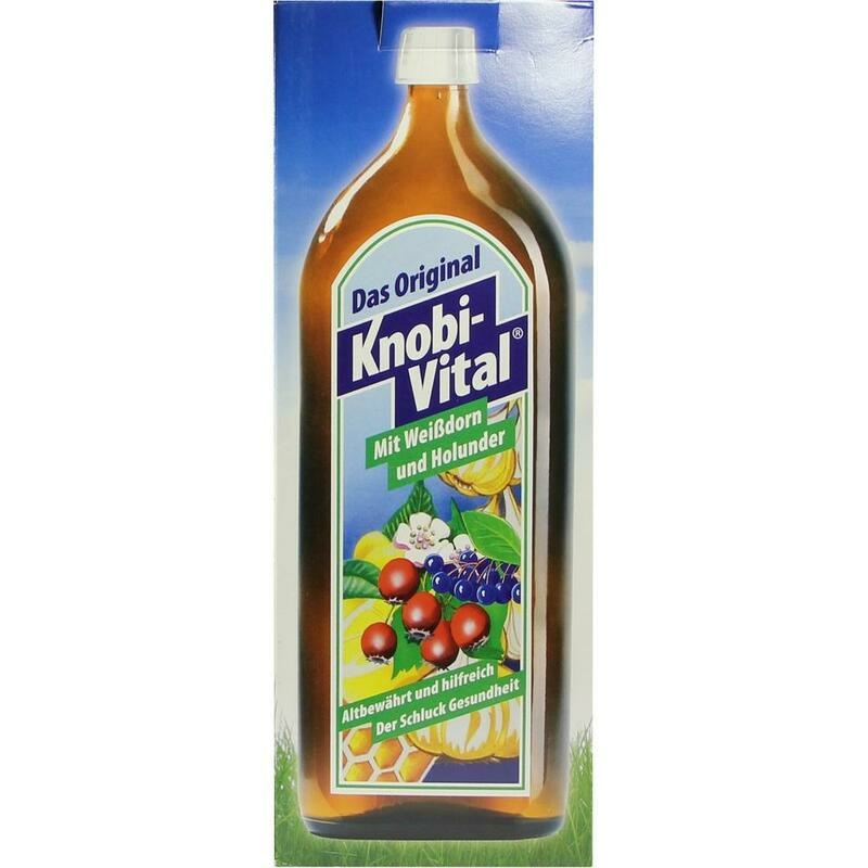 KNOBIVITAL mit Weißdorn und Holunder