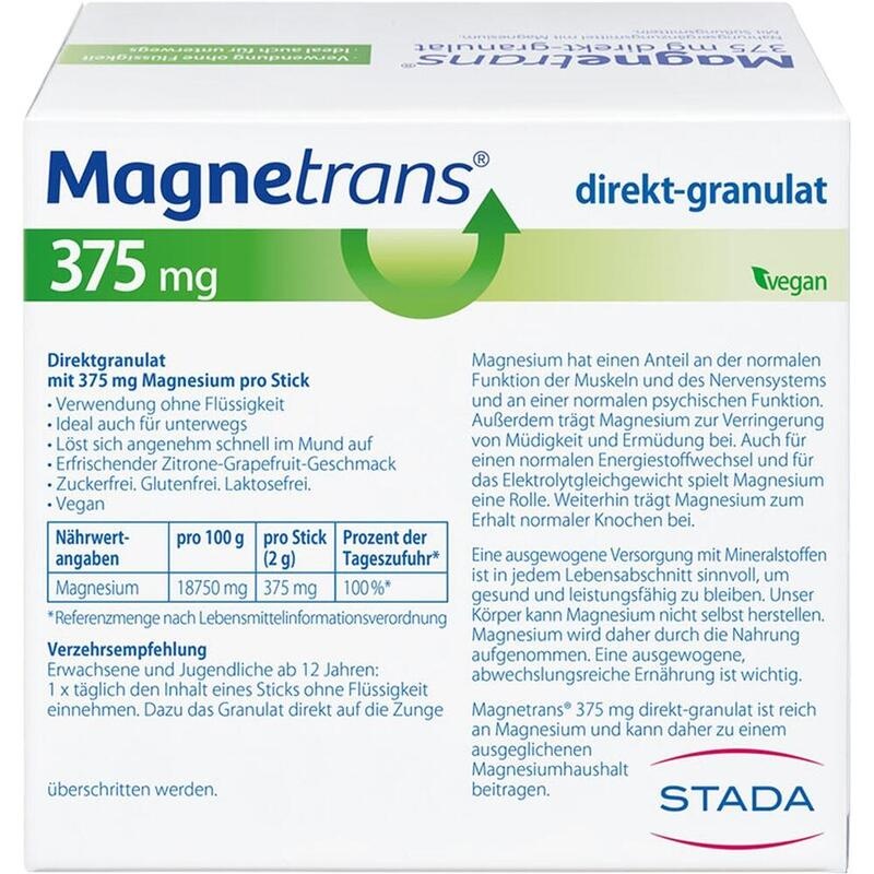 MAGNETRANS direkt 375 mg Granulat