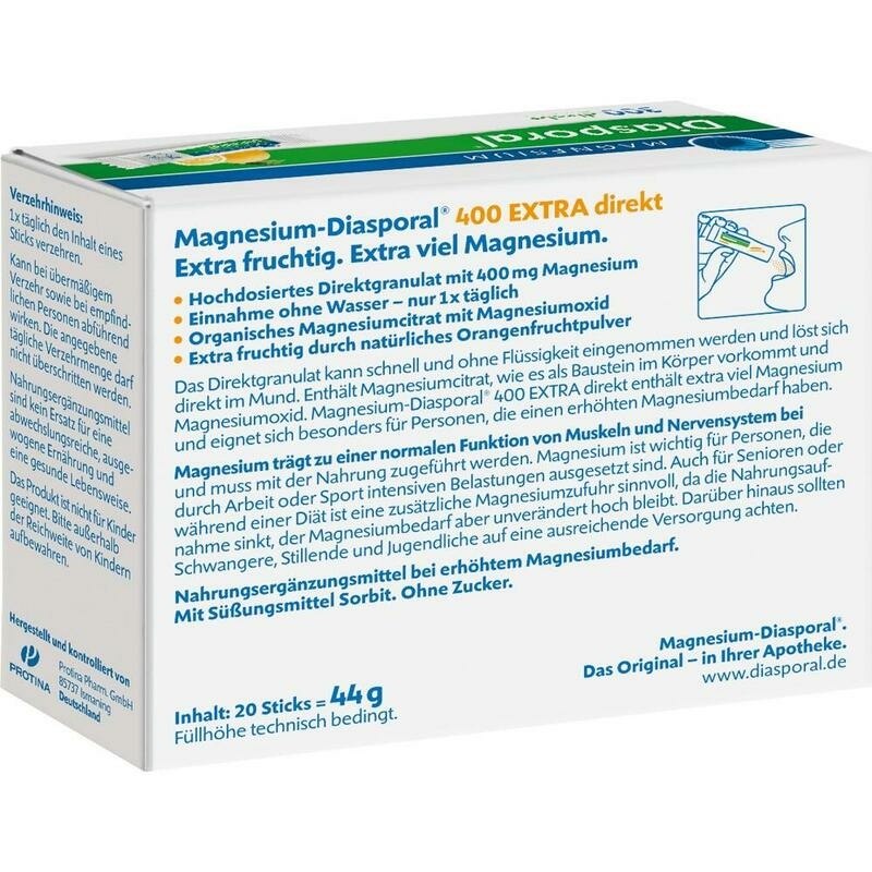 MAGNESIUM DIASPORAL 400 Extra direkt Granulat