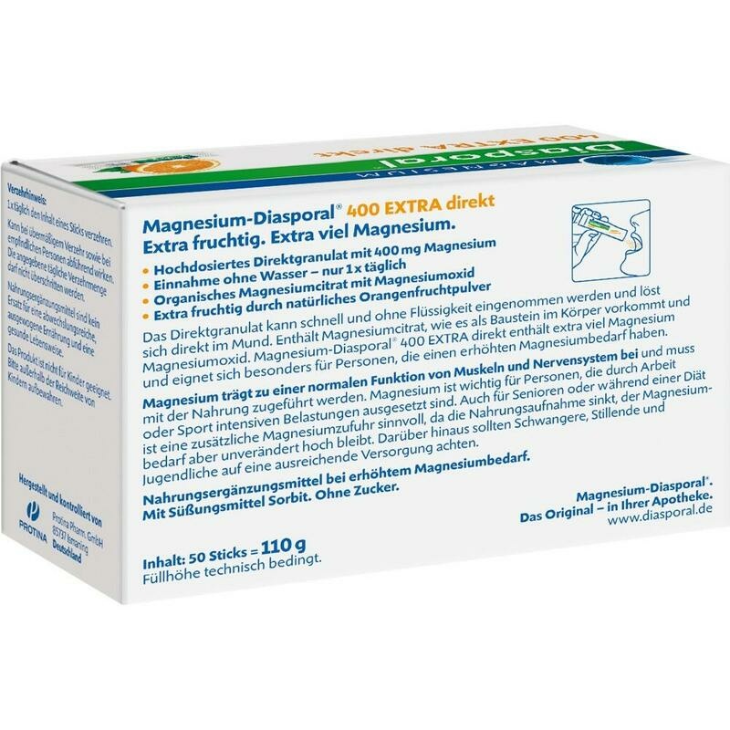 MAGNESIUM DIASPORAL 400 Extra direkt Granulat