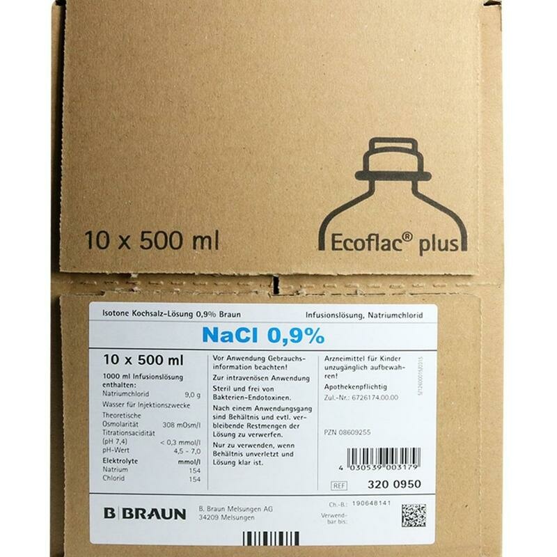 ISOTONE Kochsalz-Lösung 0,9% Braun Ecoflac Plus