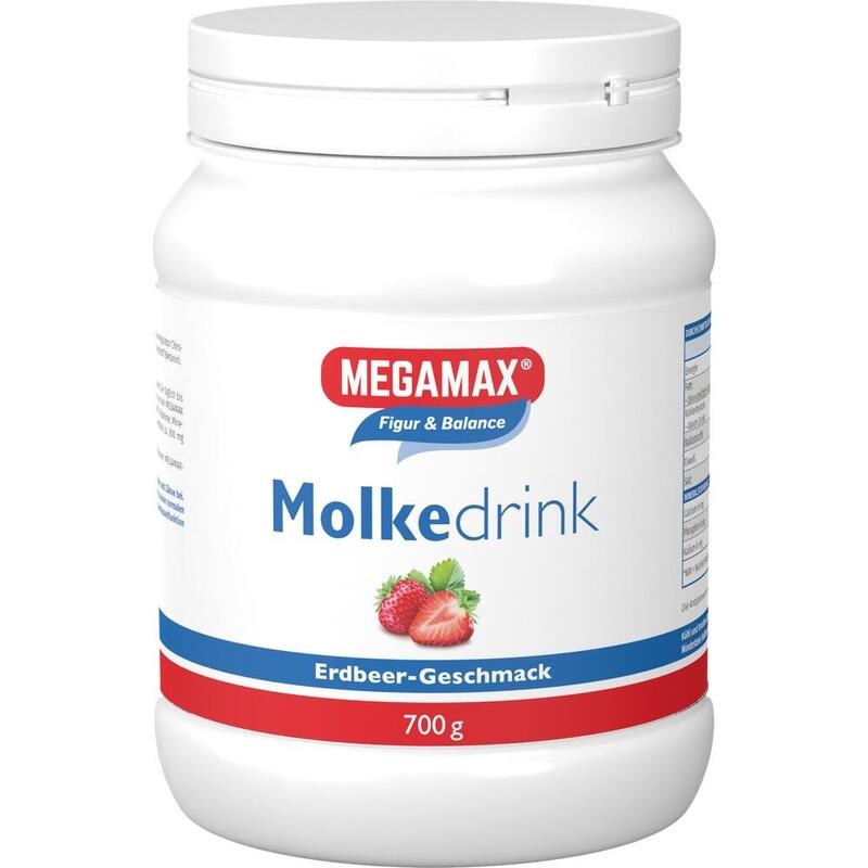 MOLKE DRINK Megamax Erdbeer Pulver
