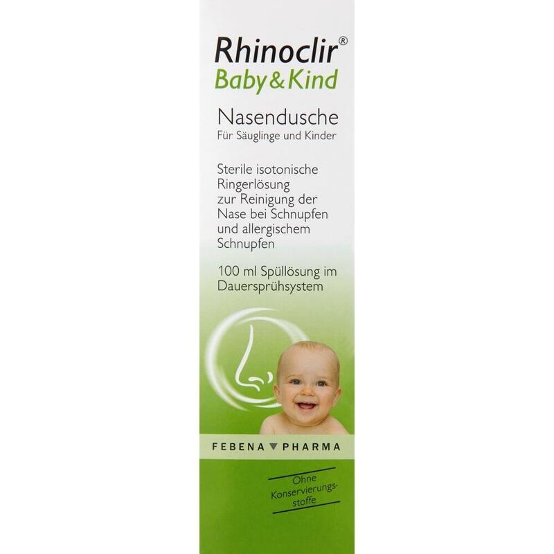 RHINOCLIR Baby & Kind Nasendusche Lösung