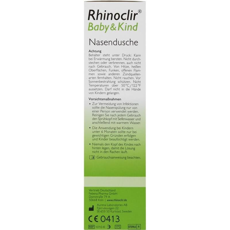 RHINOCLIR Baby & Kind Nasendusche Lösung