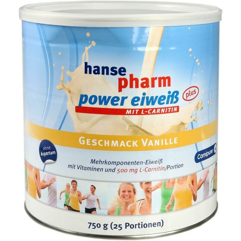 HANSEPHARM Power Eiweiß plus Vanille Pulver