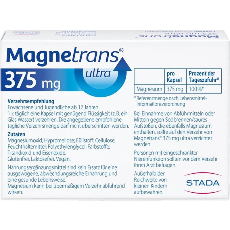 MAGNETRANS 375 mg ultra Kapseln