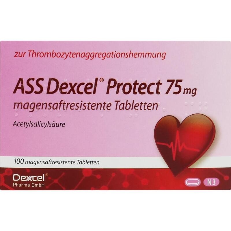 ASS Dexcel Protect 75 mg magensaftres.Tabletten