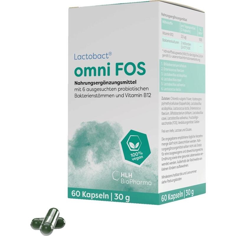 LACTOBACT omni FOS magensaftresistente Kapseln