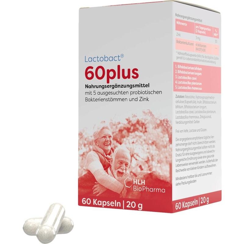 LACTOBACT 60plus magensaftresistente Kapseln