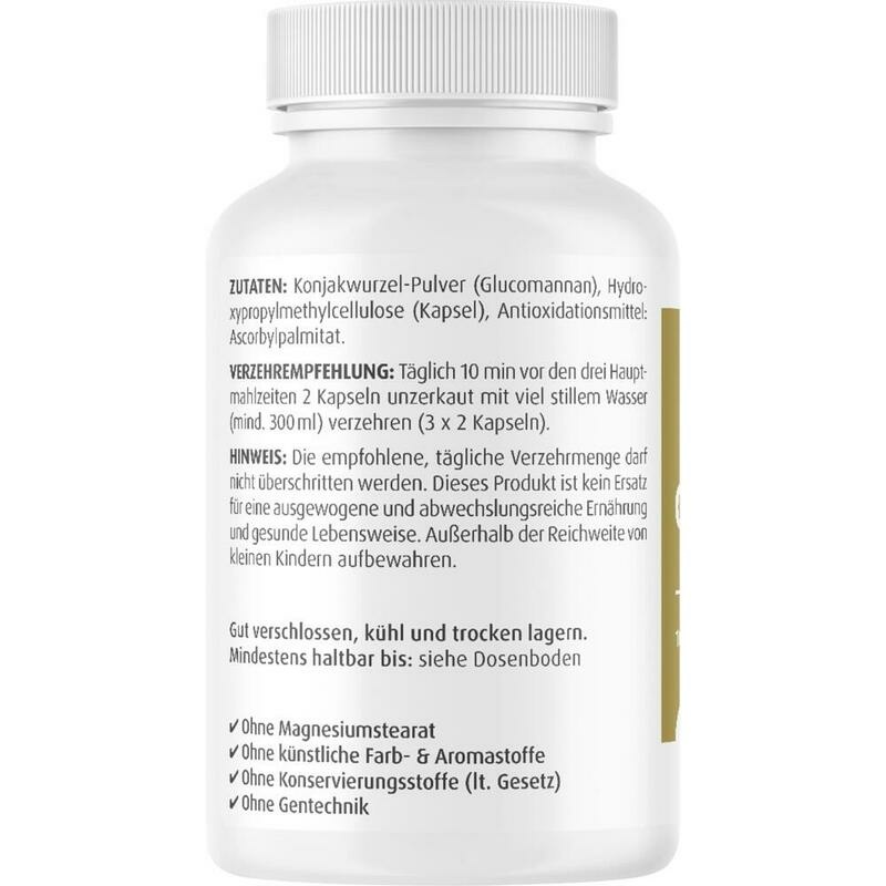 GLUCOMANNAN SÄTTIGUNGSKAPSELN