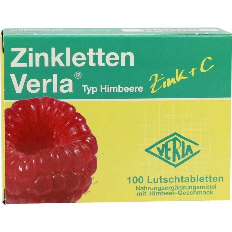 ZINKLETTEN Verla Himbeere Lutschtabletten