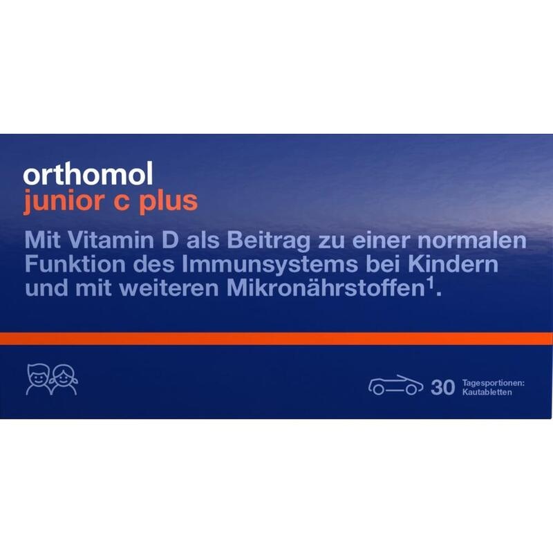 ORTHOMOL Junior C plus Kautabl.Mandarine/Orange