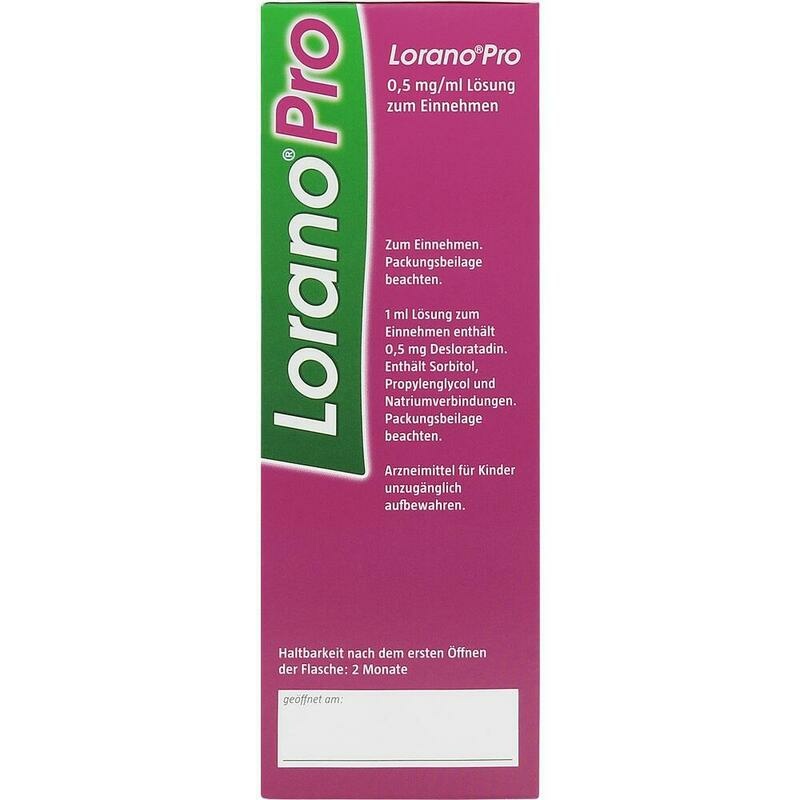 LORANOPRO 0,5 mg/ml Lösung zum Einnehmen