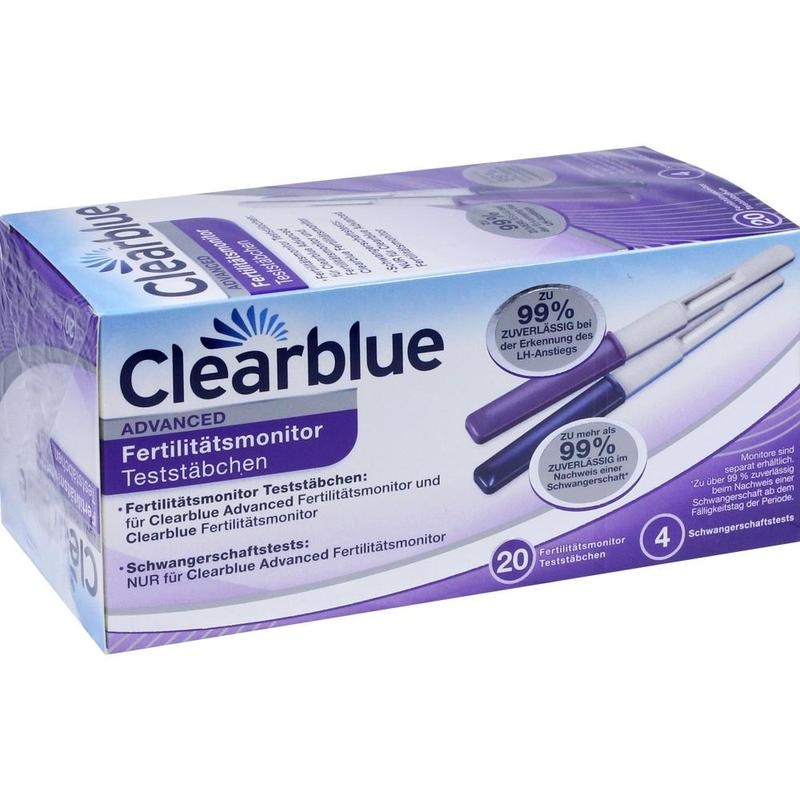 CLEARBLUE Fertilitätsmonitor Teststäbchen 20+4