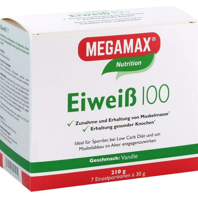 EIWEISS 100 Vanille Megamax Pulver