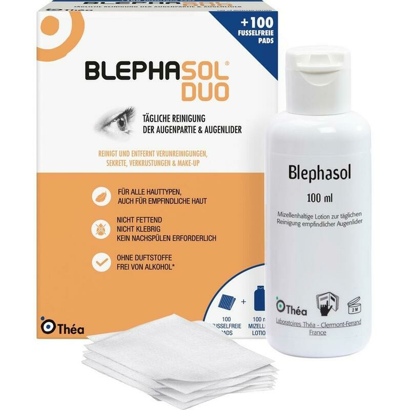 BLEPHASOL Duo 100 ml Lotion+100 Reinigungspads