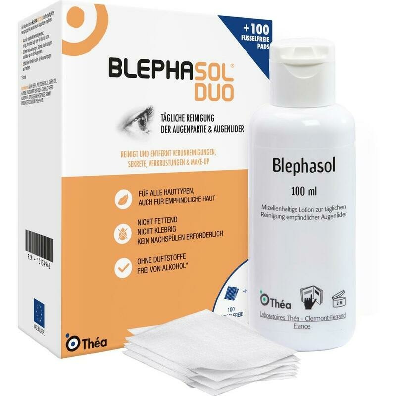 BLEPHASOL Duo 100 ml Lotion+100 Reinigungspads