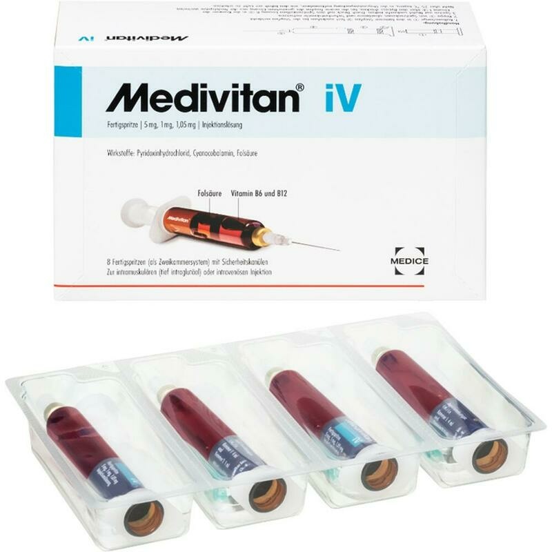 MEDIVITAN iV Injektionslösung in Zweikammerspritze