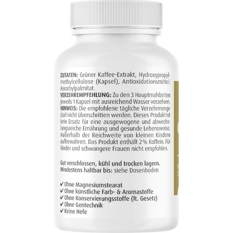GRÜNER KAFFEE Extrakt 450 mg Kapseln