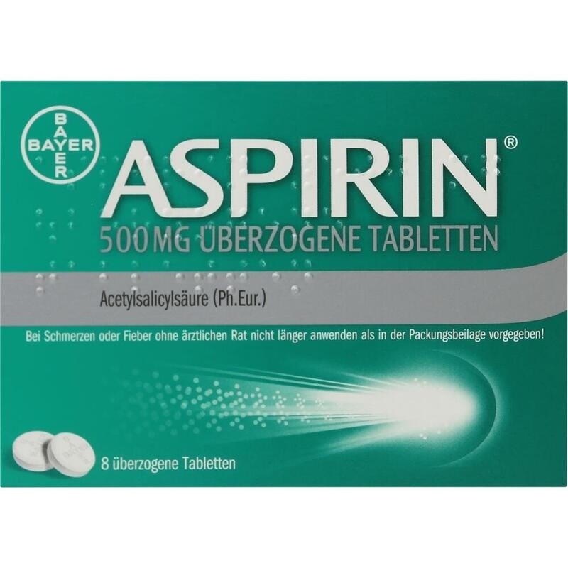 ASPIRIN 500 mg überzogene Tabletten