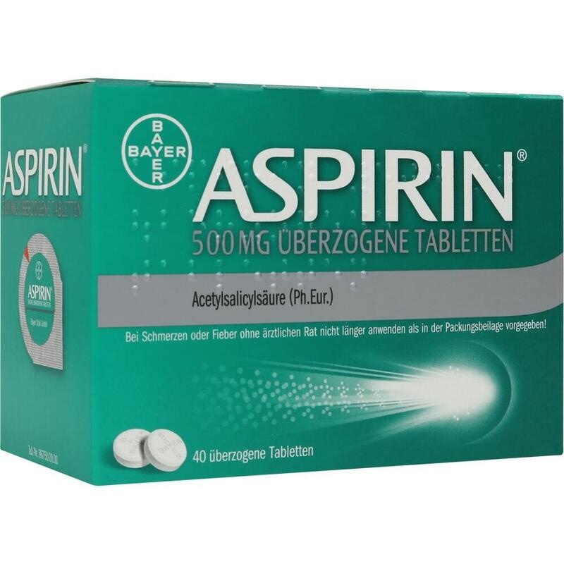 ASPIRIN 500 mg überzogene Tabletten