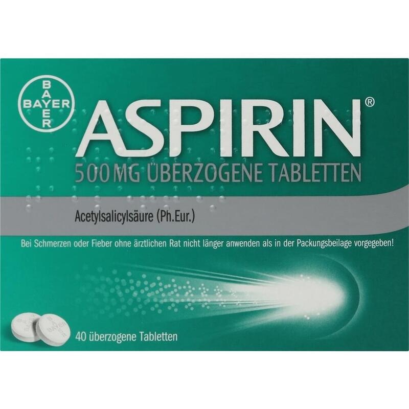 ASPIRIN 500 mg überzogene Tabletten