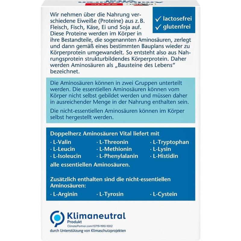 DOPPELHERZ Aminosäuren Vital Kapseln