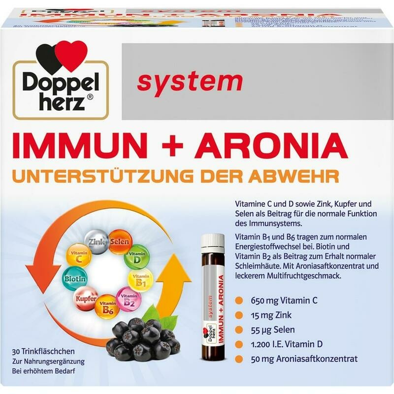 DOPPELHERZ Immun+Aronia system Ampullen