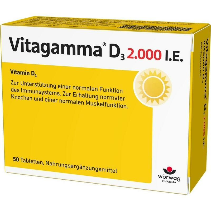 VITAGAMMA D3 2.000 I.E. Vitamin D3 NEM Tabletten