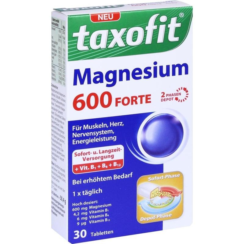 TAXOFIT Magnesium 600 FORTE Depot Tabletten