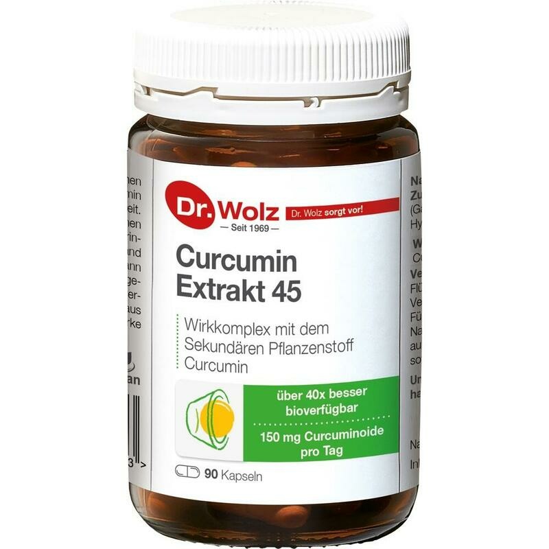 CURCUMIN EXTRAKT 45 Dr.Wolz Kapseln