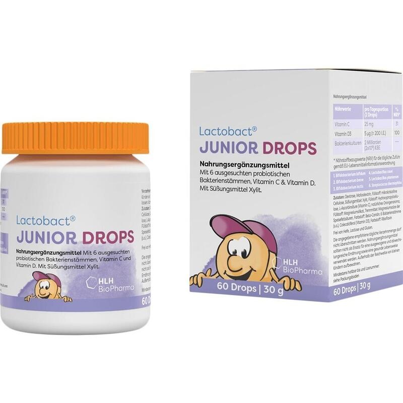 LACTOBACT Junior Drops Lutschtabletten