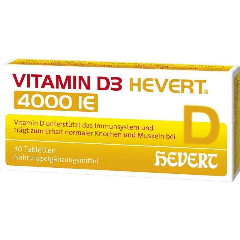 VITAMIN D3 HEVERT 4000 I.E. Tabletten