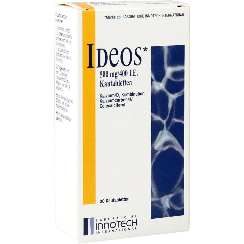 IDEOS 500 mg/400 I.E. Kautabletten