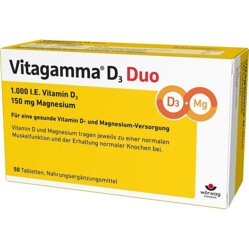 VITAGAMMA D3 Duo 1.000 I.E Vit.D3 150mg Magnes.NEM