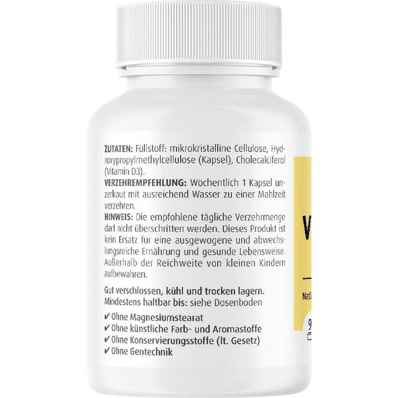 VITAMIN D3 5000 I.E. Wochendepot Kapseln