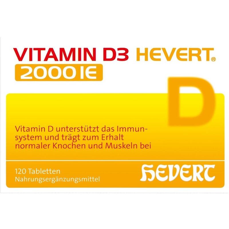 VITAMIN D3 HEVERT 2000 I.E. Tabletten