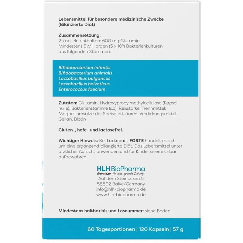 LACTOBACT Forte magensaftresistente Kapseln