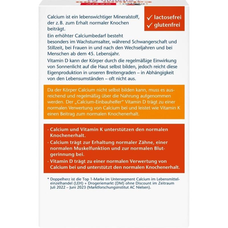 DOPPELHERZ Calcium 700+Vitamin D3 Tabletten