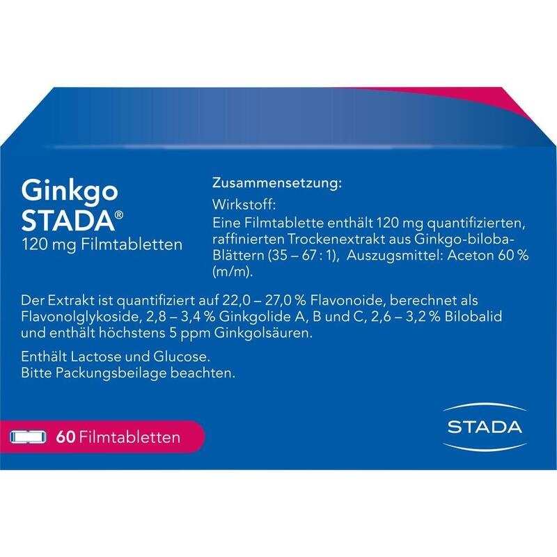 GINKGO STADA 120 mg Filmtabletten