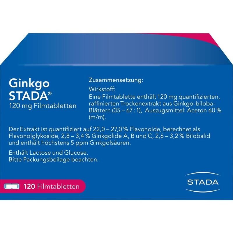 GINKGO STADA 120 mg Filmtabletten