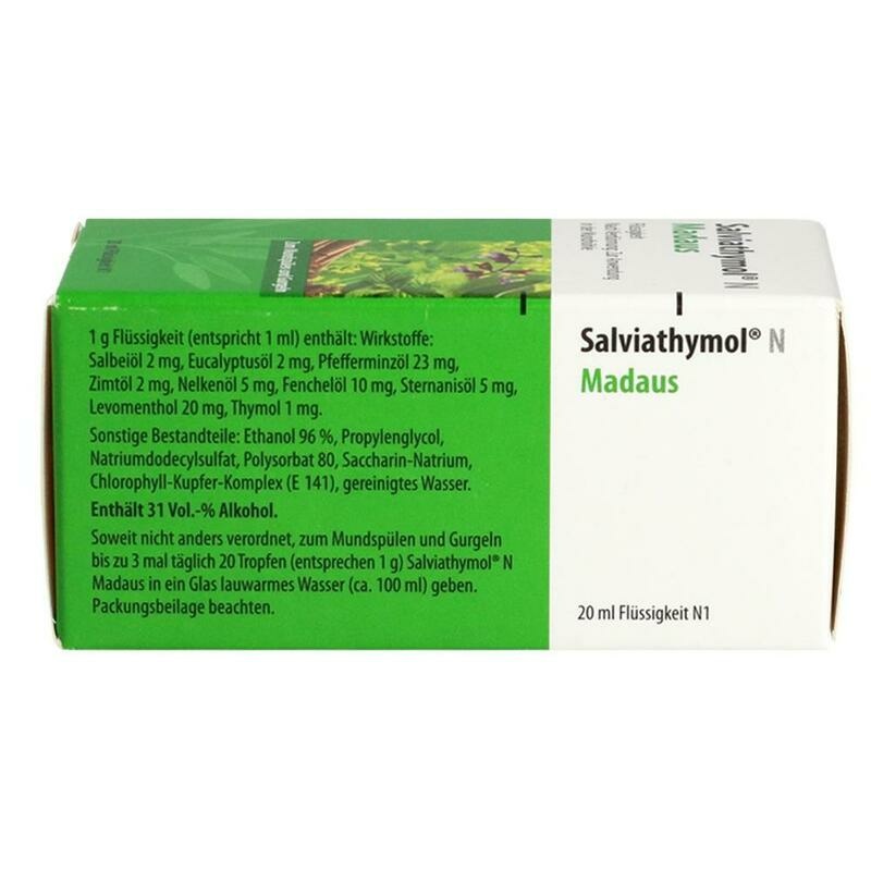 SALVIATHYMOL N Madaus Tropfen