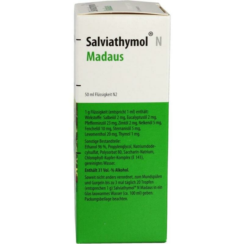 SALVIATHYMOL N Madaus Tropfen