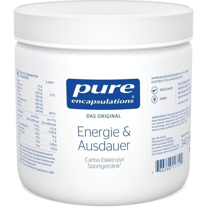 PURE ENCAPSULATIONS Energie & Ausdauer Pulver