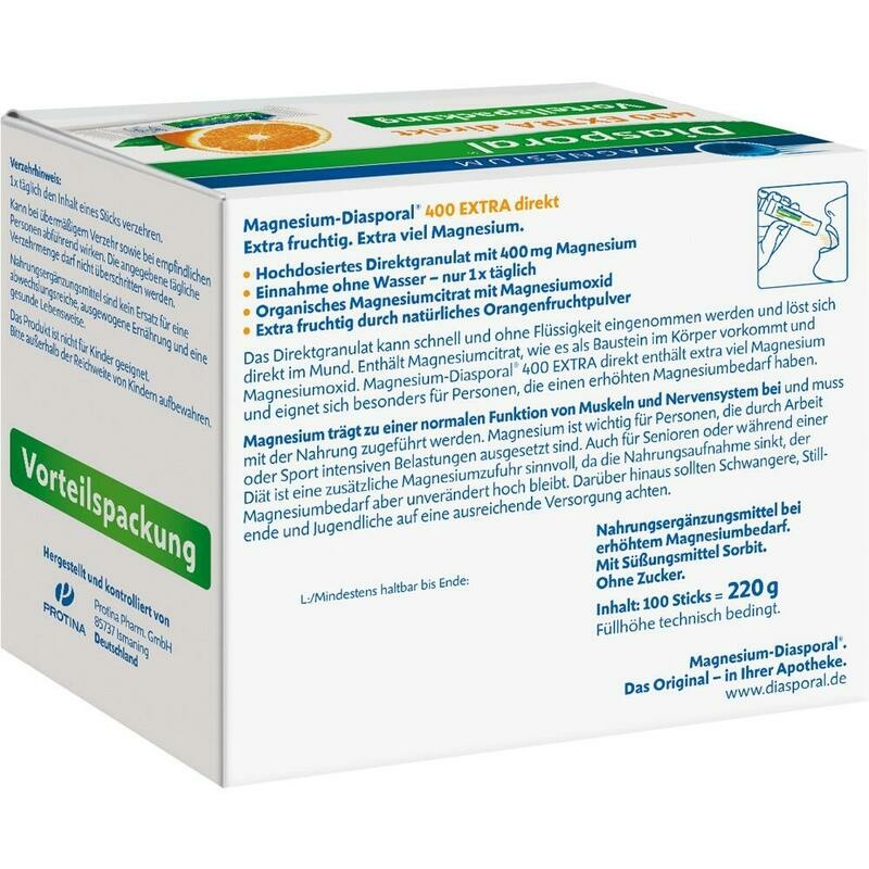 MAGNESIUM DIASPORAL 400 Extra direkt Granulat